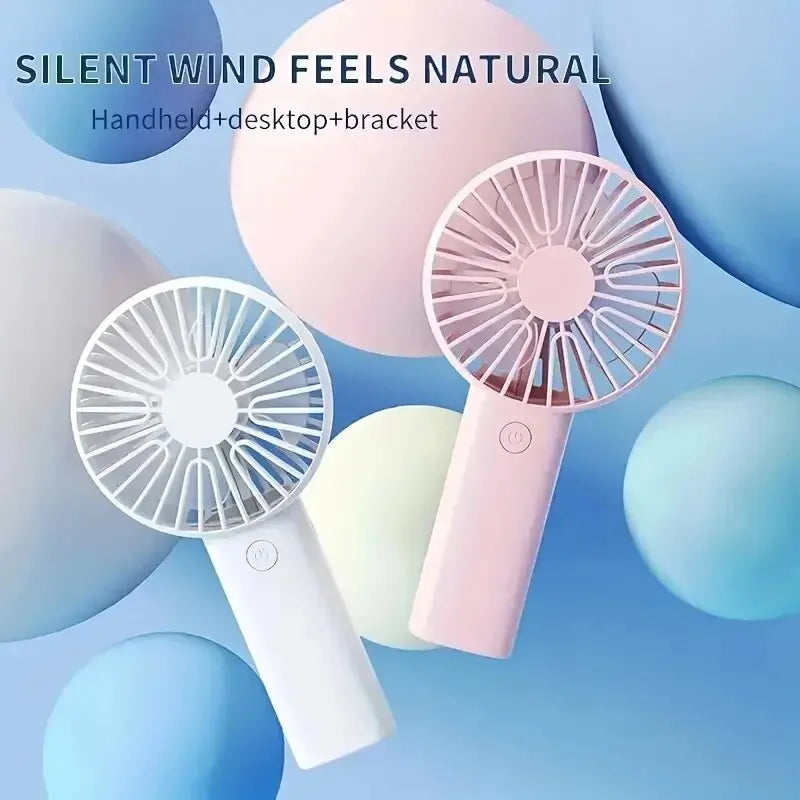 Mini USB Charging Handheld Fan Desktop