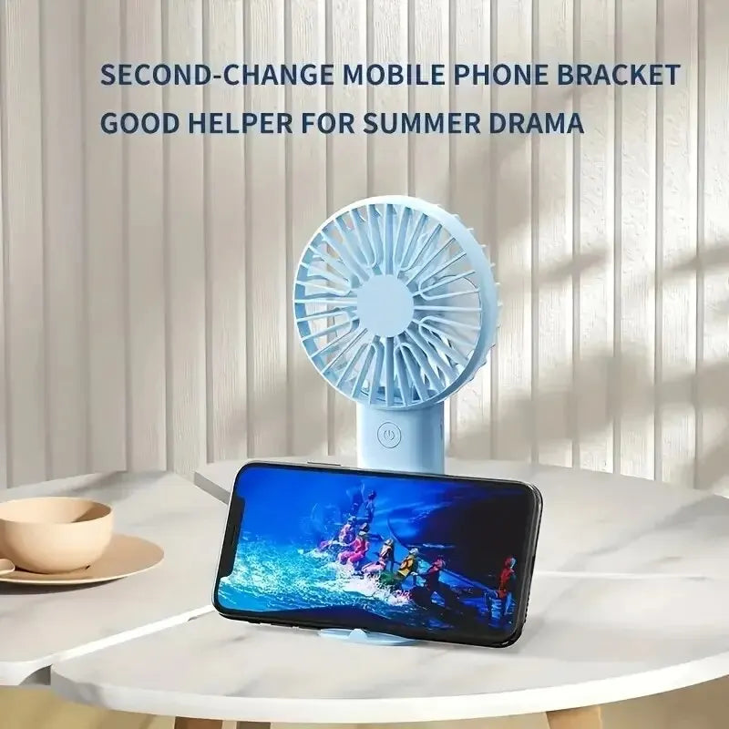 Mini USB Charging Handheld Fan Desktop