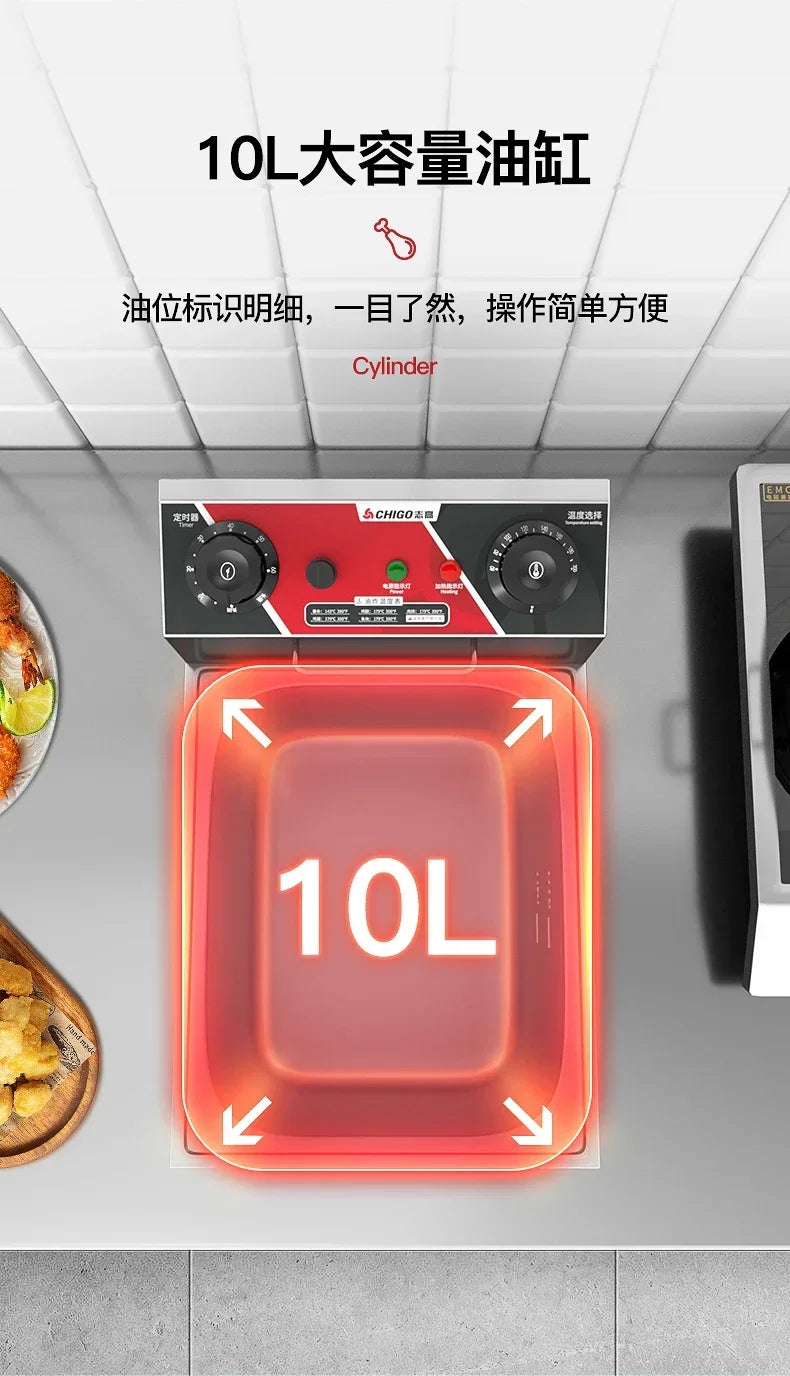 220V Fryer Electric 10L