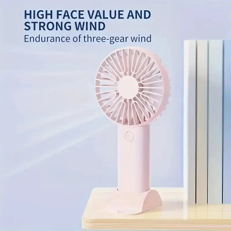 Mini USB Charging Handheld Fan Desktop