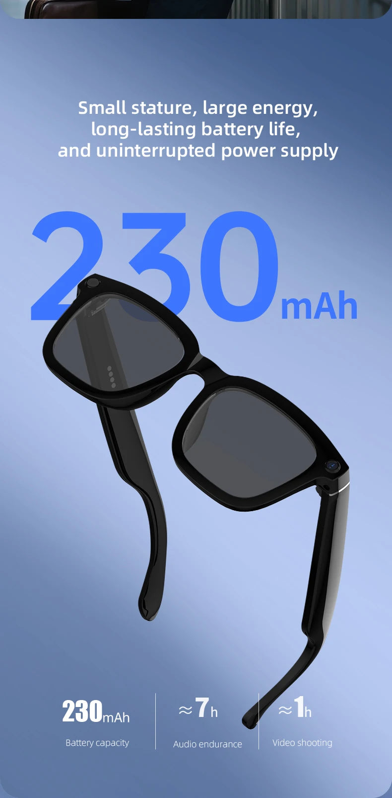2025 New Smart Glasses Camera Video Photo Record AI Translation