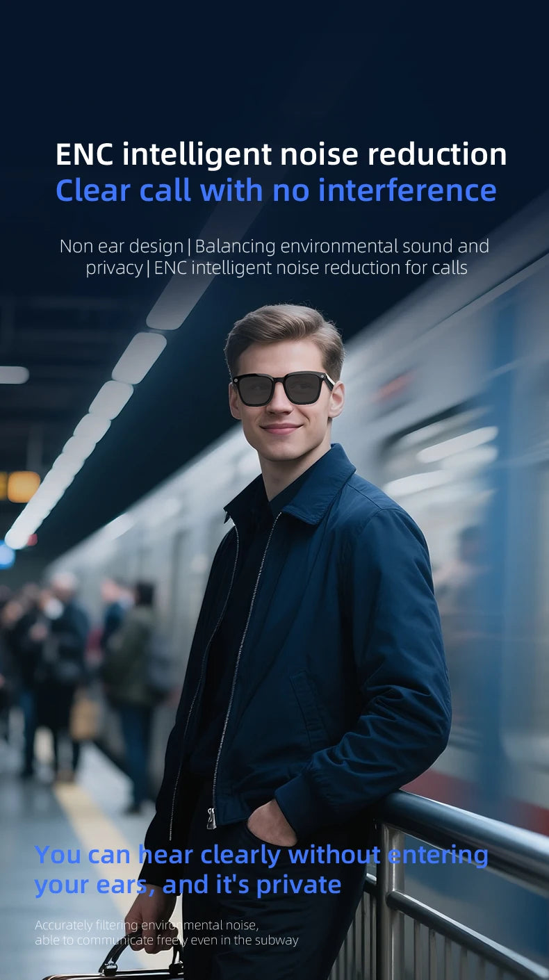 2025 New Smart Glasses Camera Video Photo Record AI Translation