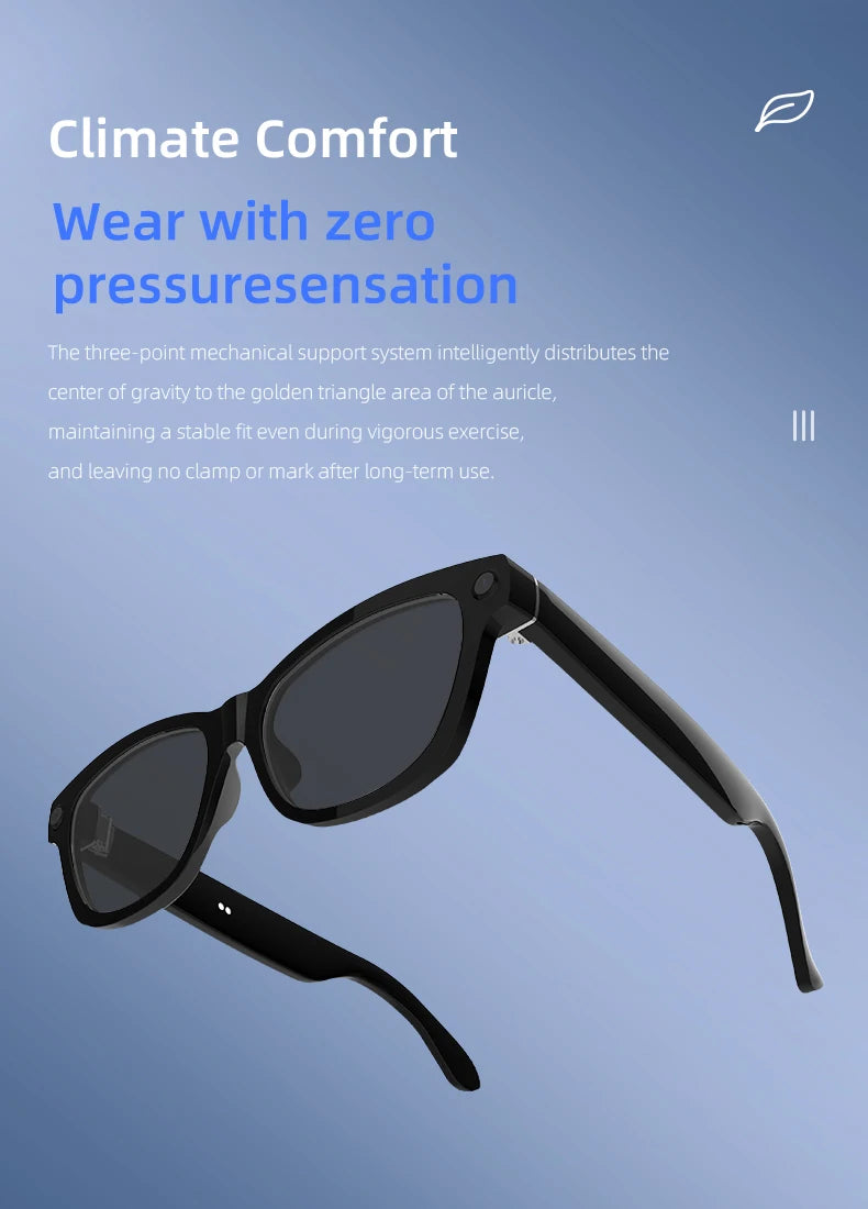 2025 New Smart Glasses Camera Video Photo Record AI Translation